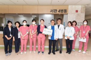 이달의 칭찬 우수직원 상품권 수여식