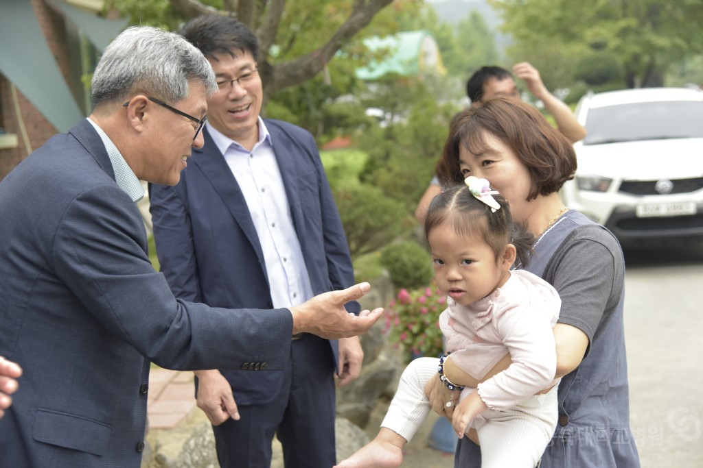 한가위 위문품 전달(혜능동산)