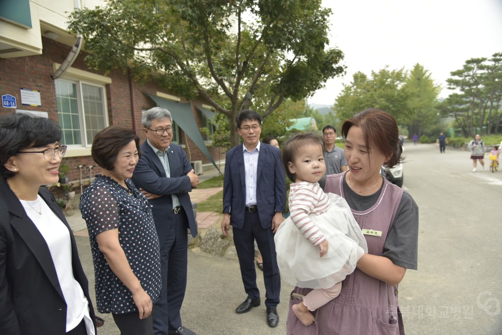 한가위 위문품 전달(혜능동산)