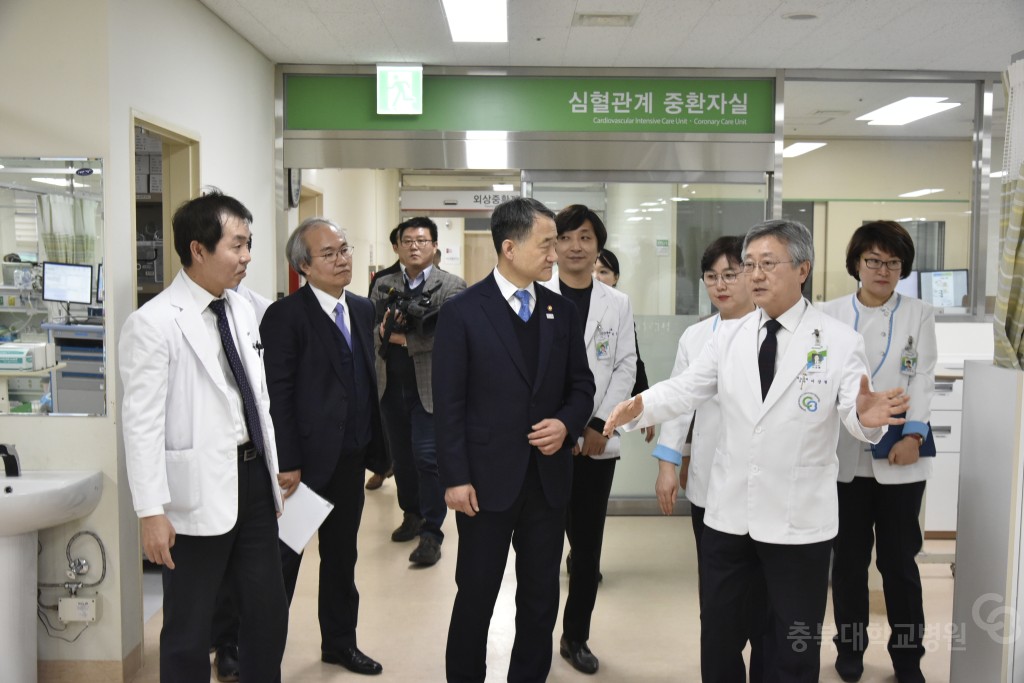 박능후 보건복지부 장관 방문