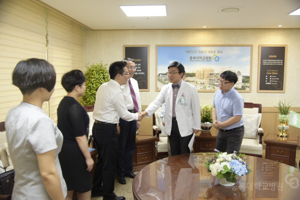 중국무안시병원 방문